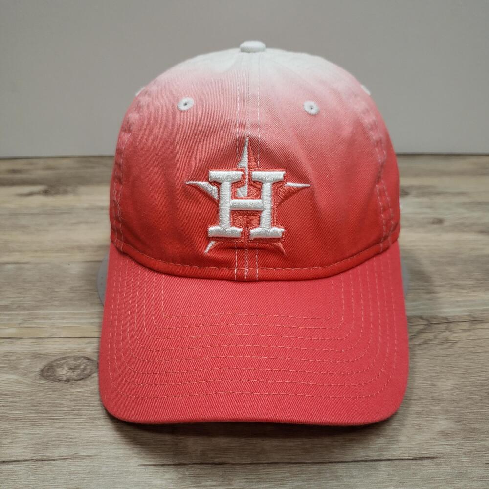 Houston Astros Hat Cap Strap Back Womens Red White MLB Baseball 9TWENTY New Era